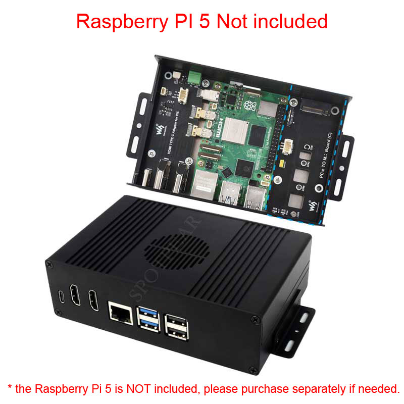 Raspberry Pi 5 Box Case Kit-C  - огляд і ціна Argon One V3 M.2 Nvme Case